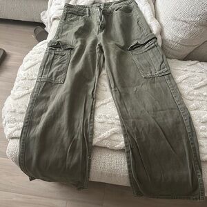 SHEIN Men's Green Cargo Pants
